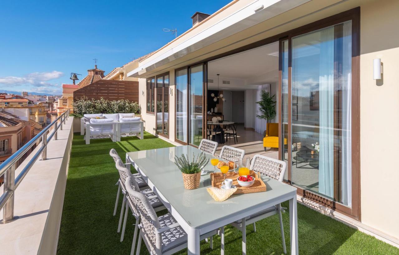 Exclusive Penthouse & Terrace By Ele Apartments Малага Экстерьер фото